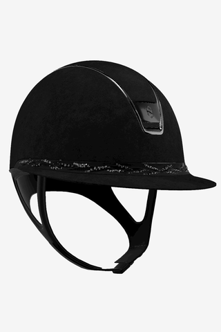 2.0 Miss Shield Premium Swarovski+ Pandebånd Flower Swarovski Sort