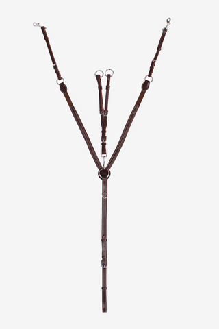 Fortøj Med Luxury Sømme Mørkebrun