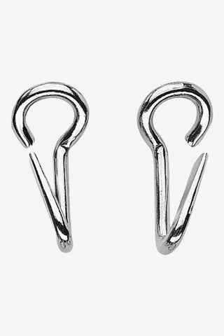 Curb Chain Hooks Silver