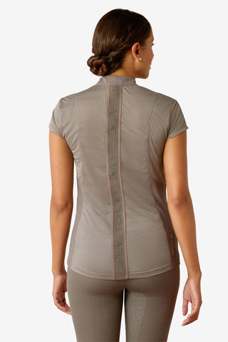 Breathe 1/2 Top Plum Grey