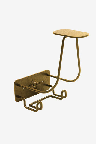 Grooming Deluxe Hjelmhænger + Krog Guld