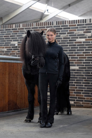 Eques KLSylvia Kurtka Polarowa Czarna