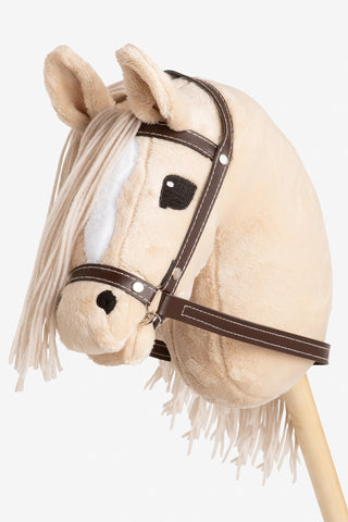 Steckenpferd Fendi Beige mit Blesse