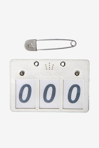 KLMaddie Nummerskilt Hvid