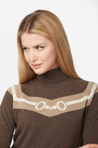 Nicosia Strikket Sweater Brun