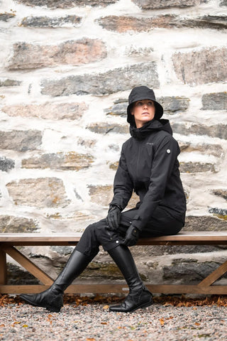 Storm Regenhoed Zwart