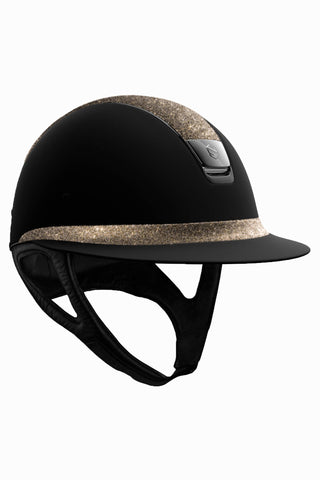 Shadowmatt Miss Shield Crystal Fabric Gold Name