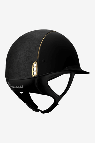 Samshield Shadowmatt Miss Shield Alcantara Guld Dressyr