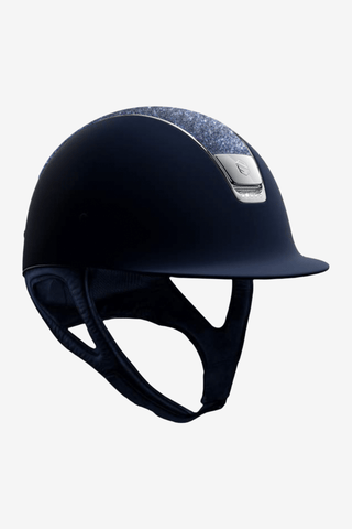 Samshield Shadowmatt Navy Crystal Top 5sw Silver Dressyr