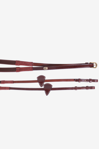Soft Grip Rubber Reins Brass