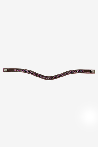 Stirnband E-Logo Lila/Schwarz