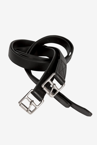 Stirrup Leathers Synthetic Black