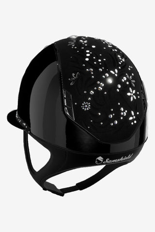 2.0 Glossy Miss Shield Flower Swarovski Jewel