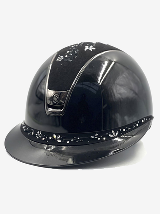 2.0 Glossy Miss Shield Flower Swarovski Jewel