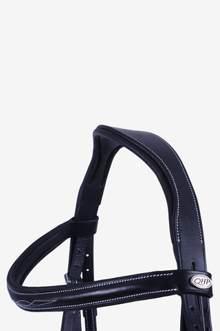 Bridle luxury stitched Black