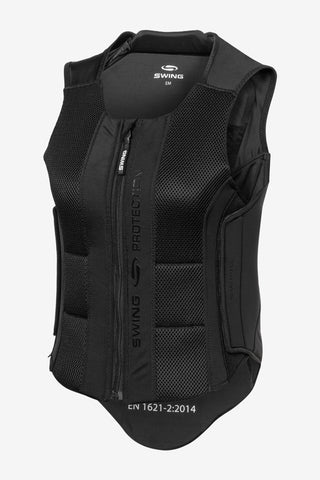 SWING p24 Pro Rygbeskytter Børn Sort