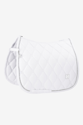 Eskadron Softshell Crystal Saddle Pad Classic Sport White
