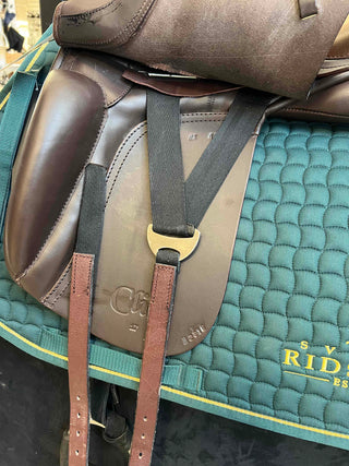 demoSADDLE "GS-CLIC" DRESSAGE 17"34 BROWN