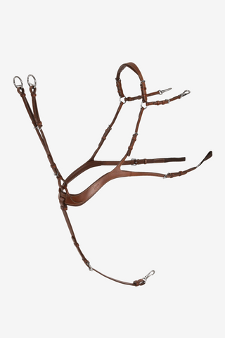 Breastplate Supreme 5-point OakBark / Silver