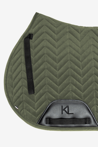 KLvigga Velvet Jumping Saddle Pad