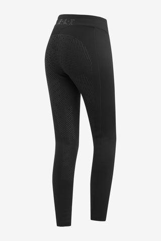 Rica Fodrade Ridtights Fullgrip Junior Svart