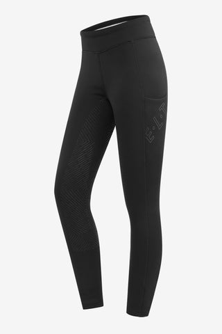 Rica Leggings d'Équitation Doublés Full Grip Noir