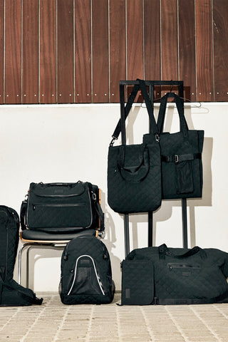 Weekendtaske Quiltet Sort