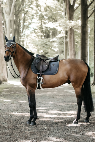 Pearls Allround Jumping Saddle Pad Grey