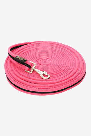 Longeerlijn 8M Roze/Zwart