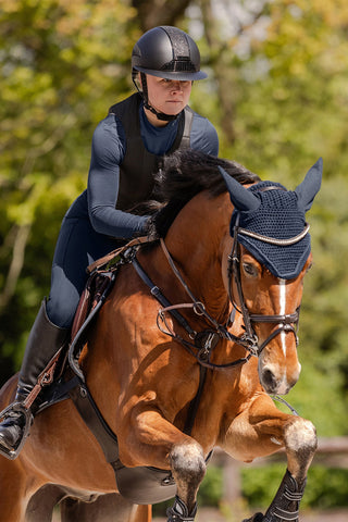 SWING H24 Lady Shine Ridehjelm Sort