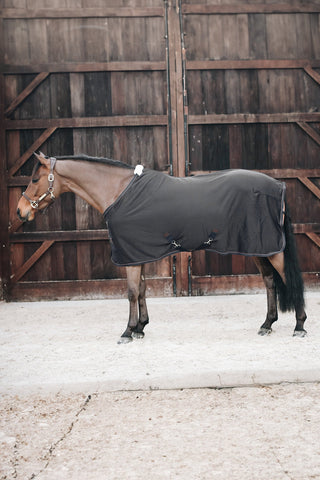 Cooler Fleece Rug Black
