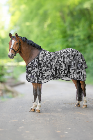 Zebra Fly Sheet Black/White