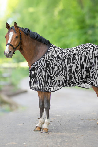 Zebra Fly Sheet Black/White
