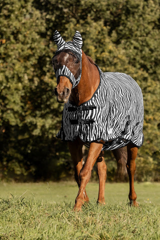 Zebra Flugtäcke Svart/Vit