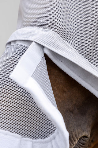 Space PREMIUM Fly Hood with Ears/Nose Silver