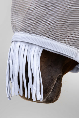 Space PREMIUM Fly Hood with Ears/Nose Silver