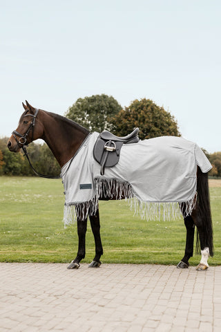 PROTECT Fly Sheet with Fringes Silver/Gray