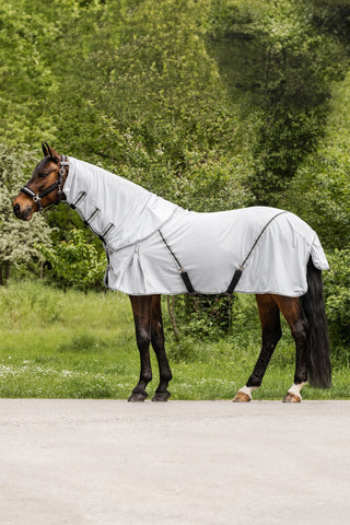PROTECT Fly Sheet Removable Neck Silver/Gray