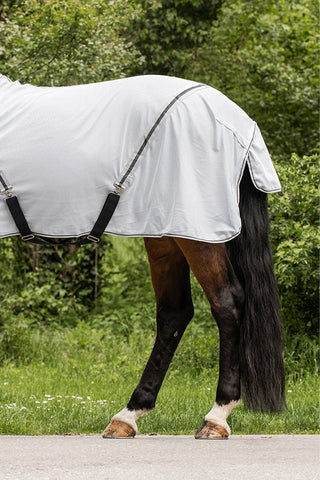 PROTECT Flugtäcke Avtagbar Hals Silver/Grå