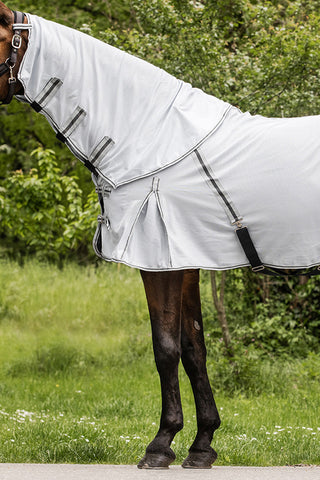 PROTECT Flugtäcke Avtagbar Hals Silver/Grå