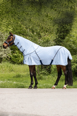 PROTECT Fly Sheet Removable Neck Blue/Navy