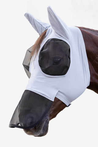 Puck Flughuva med Nosskydd Silver