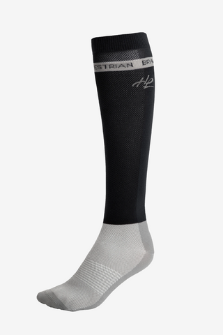 Competition Riding Socks Summer Black