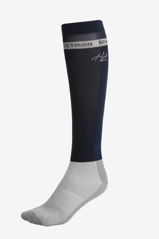 Competition Riding Socks Summer Navy