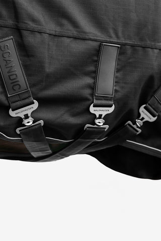 Udedækken Scandic Flerlags 150g/50g Sort