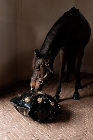 Play&Haybag Slowfeeder Rond XL/110cm Zwart