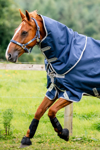 Amigo Couvre-cou 0g Marine/Gris/Argent