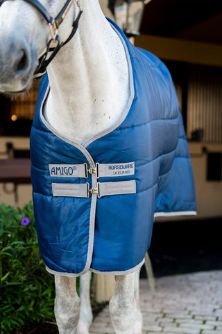 Amigo Staldeken Pony Ripstop 100g Navy/Grey