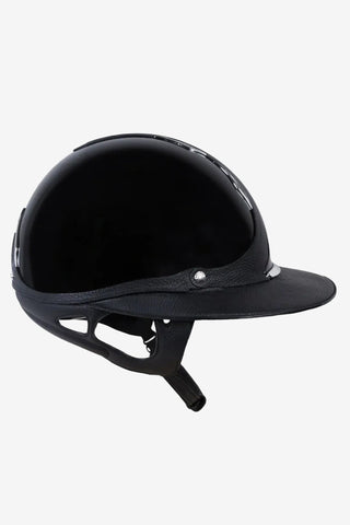 Casque d'équitation Premium Eclipse Brillant Noir