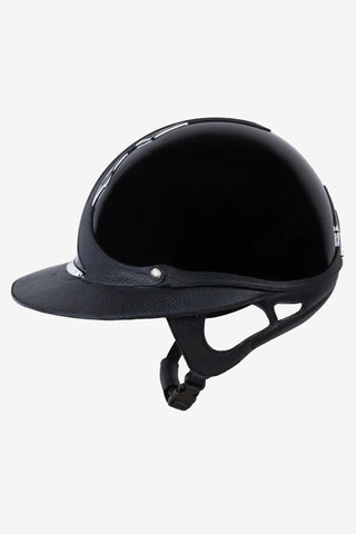 Casque d'équitation Premium Eclipse Brillant Noir